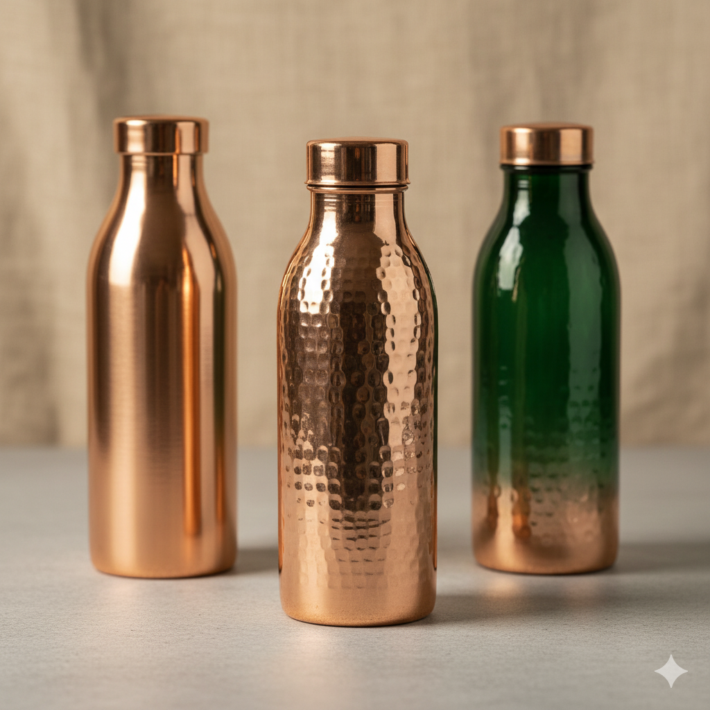 Copper water bottle