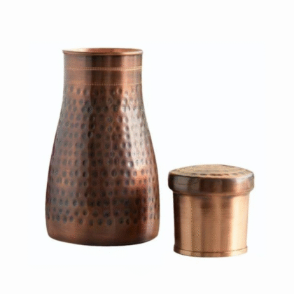 brown copper bottle