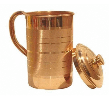 Pure Copper Water Jug, Leak-proof, stylish & Ayurvedic | 1000ML