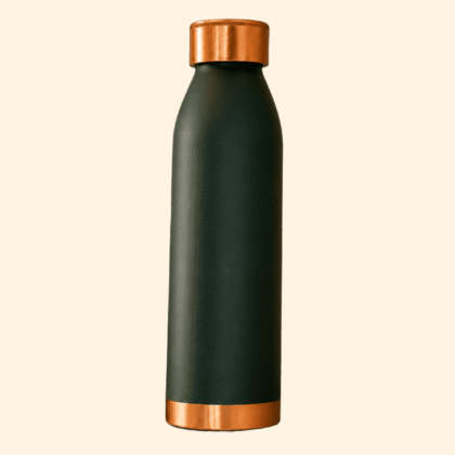 pure copper bottle in green