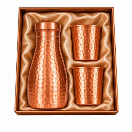 hammer copper gift set